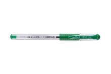 Gelové pero "UM-151", zelená, 0,38mm, s uzávěrem, UNI