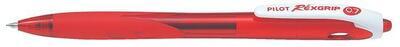 Kuličkové pero "Rexgrip", červené tělo, 0,27mm, červená, PILOT