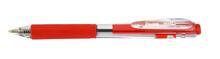 Kuličkové pero "BK437", červená, 0,35 mm, stiskací mechanismus, PENTEL BK437-B