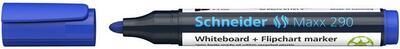 Popisovač na bílou tabuli a flipchart "Maxx 290", modrá, 1-3 mm, kuželový hrot, SCHNEIDER 129003 - 1