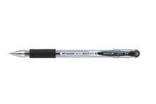 Gelové pero "UM-151", černá, 0,38mm, s uzávěrem, UNI