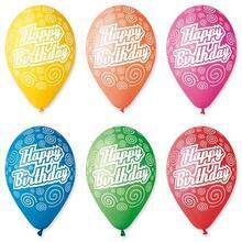 Balónek, Happy Birthday, 30 cm