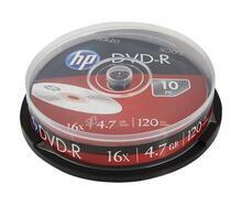 DVD+R, 4,7 GB, 16x, 10 ks, spindle, HP 69318