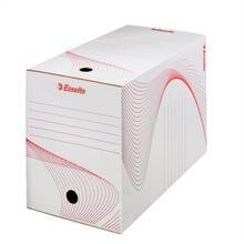 Archivační krabice "Boxy", bílá, 200 mm, A4, karton, ESSELTE - 1/2