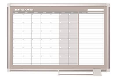 Magnetická plánovací tabule - měsíční, ENG, 90x60 cm, VICTORIA - 1