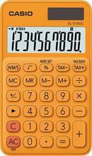 Kalkulačka kapesní, 10 místný displej, CASIO "SL 310", oranžová