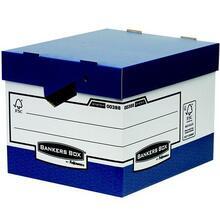 Archivační kontejner "BANKERS BOX®", karton, ergonomické rukojeti, uzaviratelné víko, FELLOWES