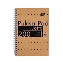 Spirálový sešit "Jotta Kraft", A5, linkovaný, 100 listů, PUKKA PAD 9567-KRA