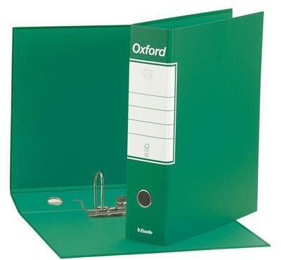 Pákový pořadač s krabicí "Oxford", zelená, 80 mm, A4, karton, ESSELTE - 1