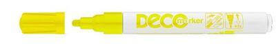 Lakový popisovač "Decomaker", žlutá, 2-4mm, ICO