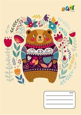 Sešit "Cute bears", A5, mix motivů, čtverečkovaný, 32 listů, COOL by Victoria - 1
