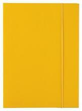 Desky s gumičkou "Economy", 15 mm, karton, A4, žlutá, ESSELTE