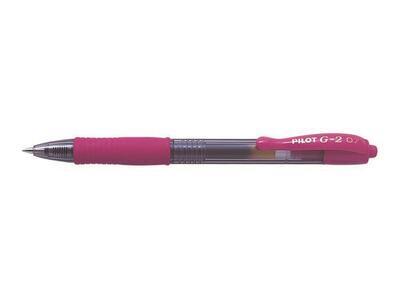 Gelové pero "G-2", růžová, 0,32 mm, stiskací mechanismus, PILOT