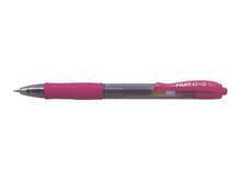 Gelové pero "G-2", růžová, 0,32 mm, stiskací mechanismus, PILOT