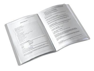 Katalogová kniha "Style", arkticky bílá, 20 kapes, A4, LEITZ - 1