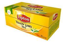 Čaj, černý, 50x2 g, LIPTON "Yellow label"