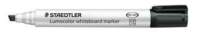 Popisovač na bílou tabuli "Lumocolor 351 B", černá, klínový hrot, STAEDTLER - 1