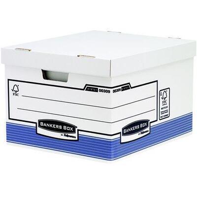 Archivační kontejner "BANKERS BOX® SYSTEM", modrá, FELLOWES
