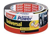 Textilní páska "extra Power 56388", černá, 50 mm x 25 m, univerzální, TESA