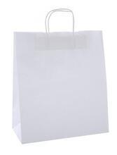Dárková taška, bílá, 24x11x31 cm, APLI