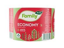 Toaletní papír "Economy", přírodní, 2 vrstvé, 36 rolí, TENTO