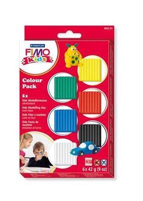 Sada FIMO® kids 8032 "basic" - základní, 6 barev