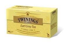 Čaj, černý, 25x2 g, TWININGS "Earl grey"