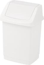 Odpadkový koš "Click-it", bílá, s výklopným víkem, 50 l, CURVER 154792