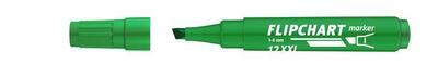 Popisovač na flipchart "Artip 12 XXL", zelená, 1-4mm, klínový hrot, ICO