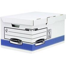 Archivační krabice "BANKERS BOX® SYSTEM", modrá, Flip Top víko, Maxi, FELLOWES