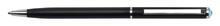 Kuličkové pero "SWS SLIM", černá, modrý krystal SWAROVSKI®, 13 cm, ART CRYSTELLA® 1805XGS506