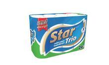 Toaletní papír, 3-vrstvý, 24 rolí, "Star"