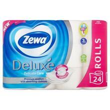 Toaletní papír "Deluxe",  delicate, 3vrstvý, 24 rolí, ZEWA 40883