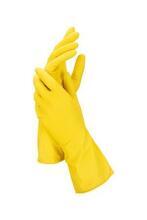 Latexové rukavice žlutá, vel. M