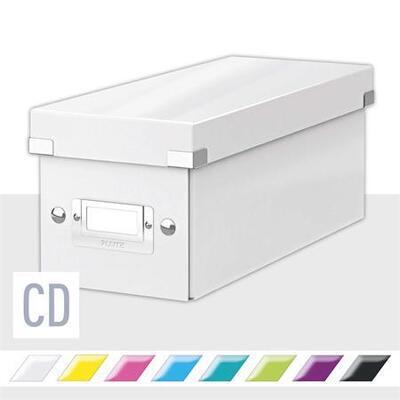Krabice na CD "Click&Store", bílá, LEITZ - 1