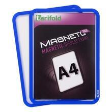Prezentační kapsa "Magneto Solo", modrá, magnetická, A4, DJOIS