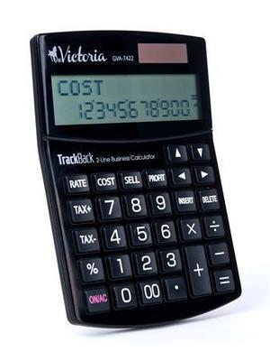 Kalkulačka, stolní, 12místný displej, dvojitá "00", VICTORIA "GVA-7422"  - 1