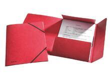 Prešpánové desky na spisy, "Rainbow", červená, A4, 15 mm, prešpánový karton, ESSELTE