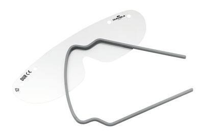 Bezpečnostní brýle s čirou náhradní fólií, grafit, DURABLE 343537 - 1