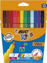Sada fixů "Visa", 12 různých barev, BIC 888695