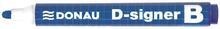 Popisovač na bílou tabuli "D-signer B", modrá,  2-4mm, kuželový hrot, DONAU - 1/3