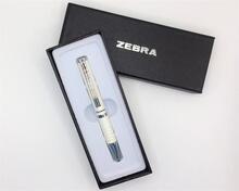 82406-24 Kuličkové pero "SL-F1", modrá, 0,24 mm, teleskopické, kovové, bílé tělo, ZEBRA - 1/2