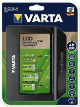 Nabíječka baterií "Universal" AA/AAA/C/D/9V, LCD displej, VARTA  - 1/2