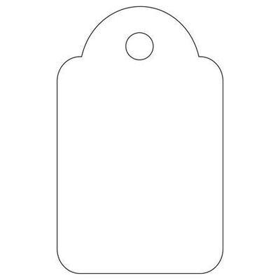 Visačky pro označení zboží, bílá,18 x 29mm, APLI - 1