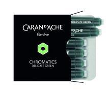 Inkoustové bombičky "Chromatics", zelená Delicate Green, CARAN D'ACHE 8021.221