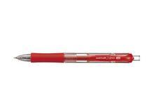 Gelové pero "UM-152", červená, 0,3mm, stiskací mechanismus, UNI