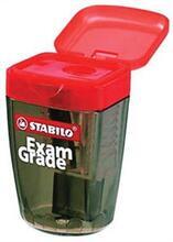 Ořezávátko na jednu tužku, se zásobníkem na odpad,  STABILO "Exam Grade"