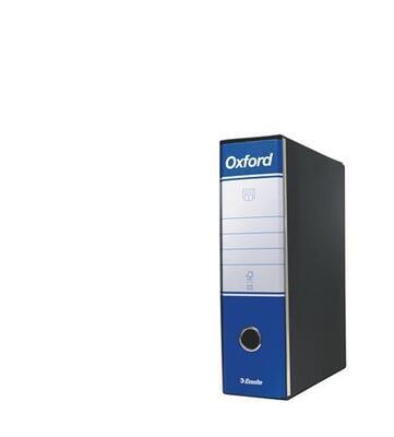 Pákový pořadač s krabicí "Oxford”, modrá, 80 mm, A4, karton, ESSELTE - 1