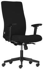 Kancelářská židle "BOSTON", černá, textilní, černá základna