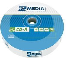 CD-R 700MB, 80min., 52x, MYMEDIA, 10ks - fólie